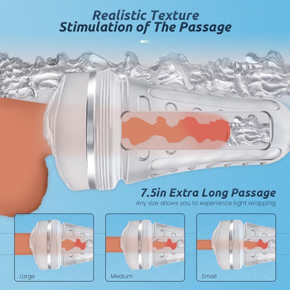 MaxEndurance Transparent Fleshlight Masturbator-1