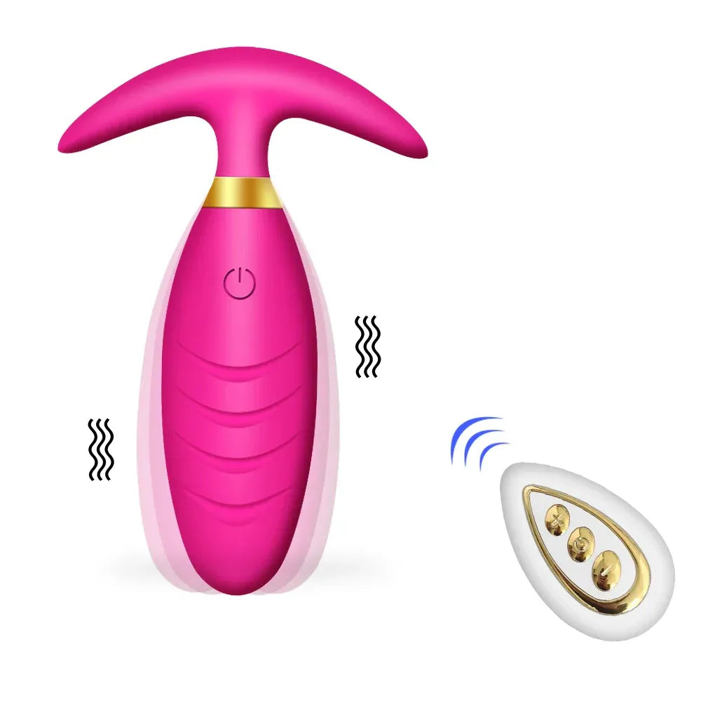 Wireless Anal Plug for Couples - Removable Stimulator-9