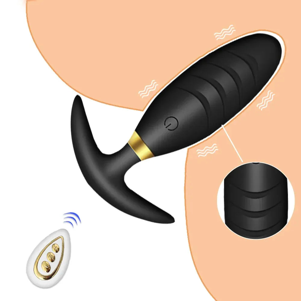 Wireless Anal Plug for Couples - Removable Stimulator-1