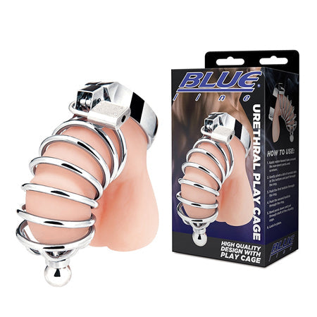 Blue Line Urethral Play Cage-0