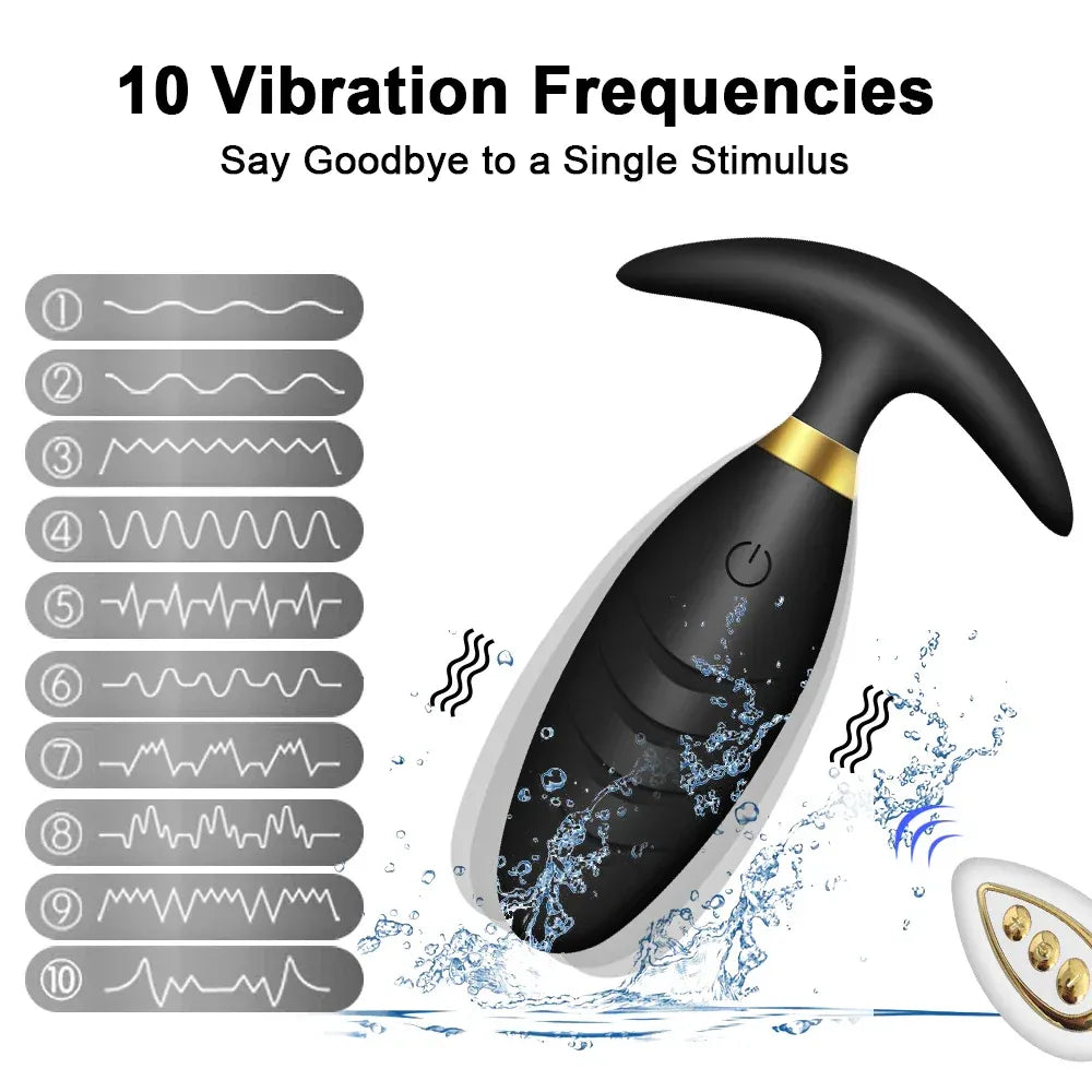 Wireless Anal Plug for Couples - Removable Stimulator-2